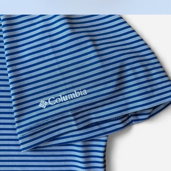 Blue Striped Polo Shirt - Picture 3 of 4